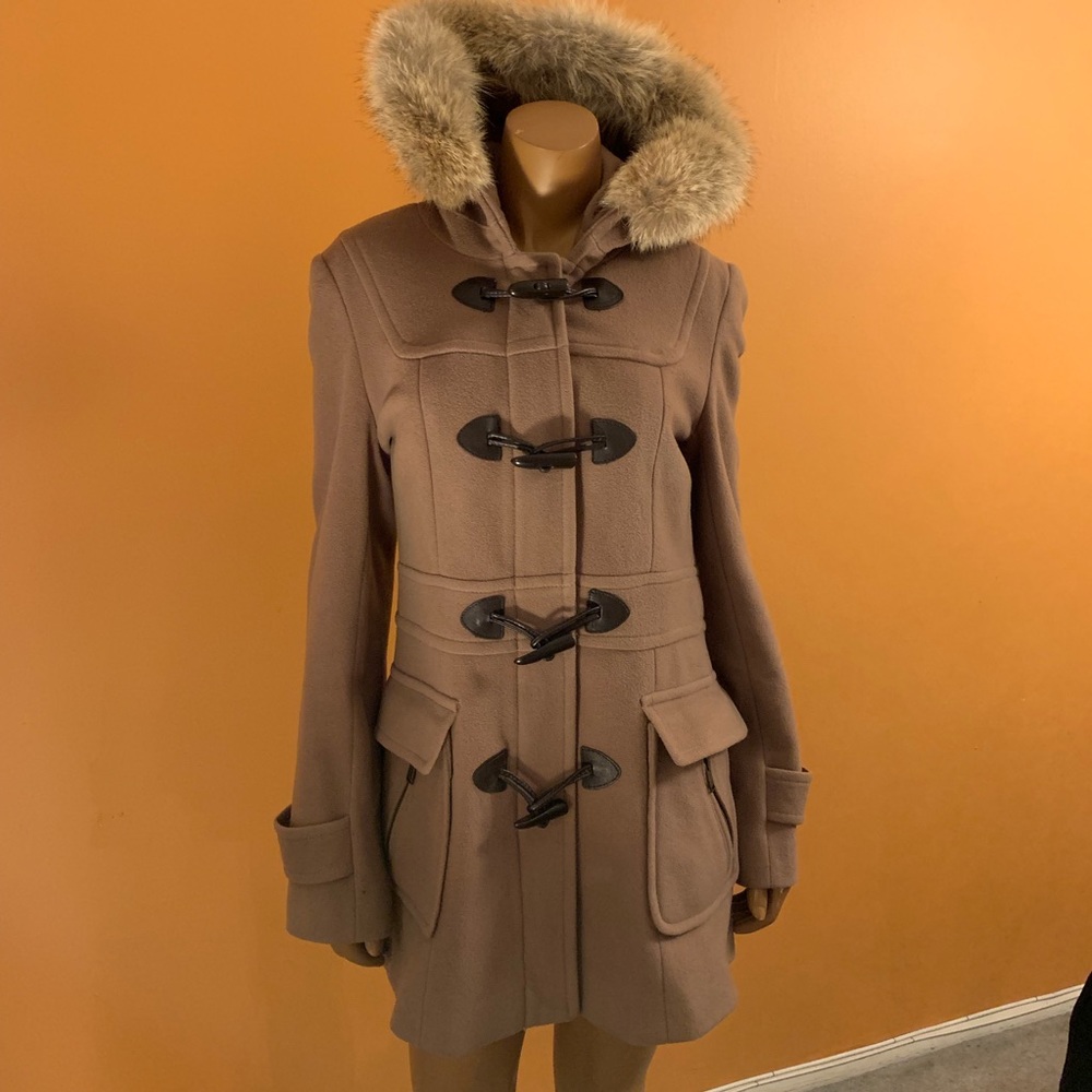 Marc New York wool/cashmere toggle close coat